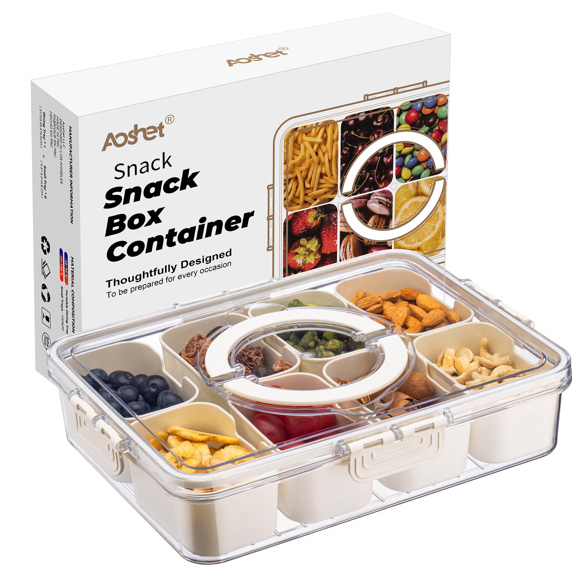 Amazon.com: Snack Box Container, Dishwasher Safe Fruit Storage